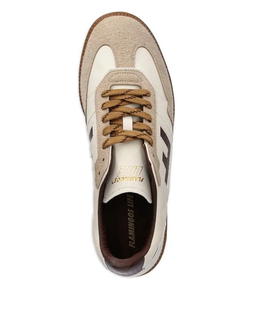 Flamingos Brown Burela Slim Sneakers for men