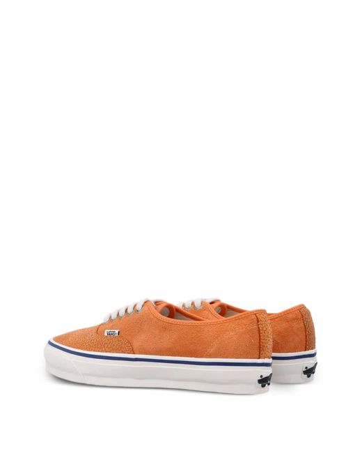 Vans White Textured-Finish Suede Sneakers