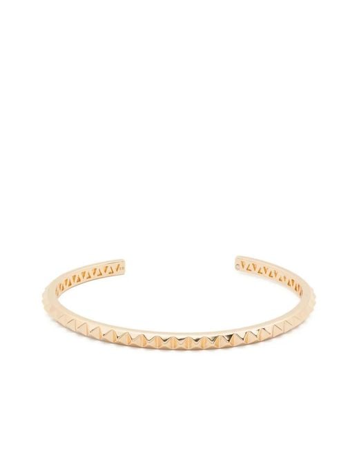 Eddie Borgo Natural Small Pyramid Cuff