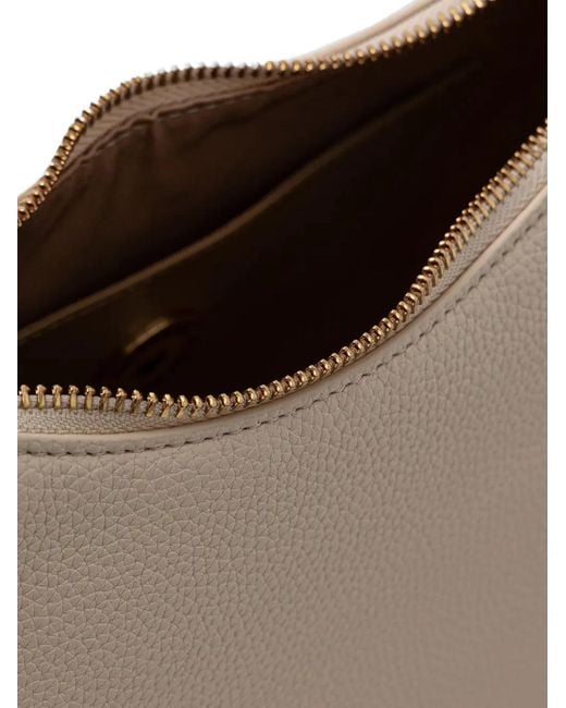 Love Moschino Natural Logo-Detail Tote Bag