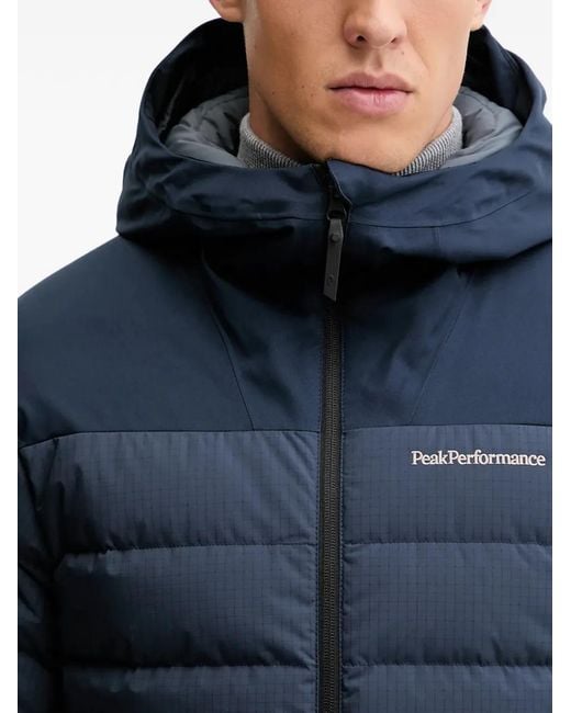 Abito Da Sci Shred Trapuntato di Peak Performance in Blue da Uomo