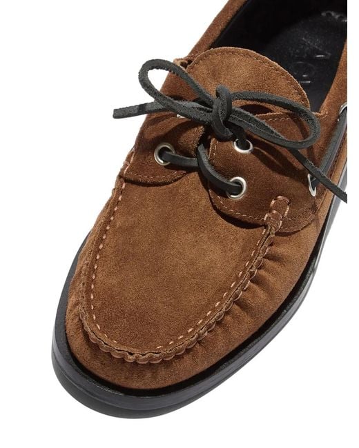 Aeyde Brown Harris Loafer