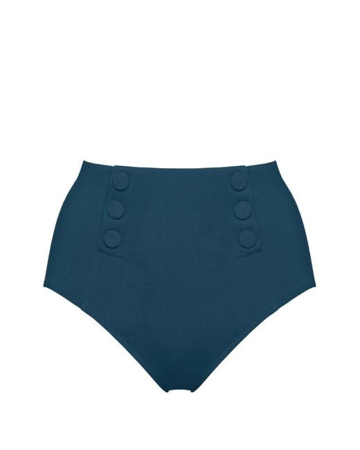 Eres Blue High-Waisted Bikini Briefs
