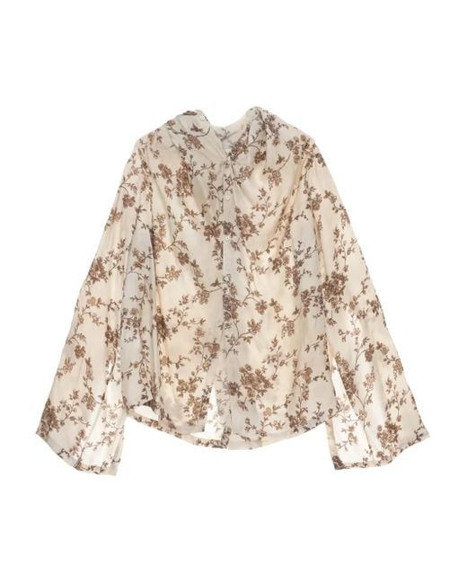 Blusa Turnip Uma Wang de color Natural