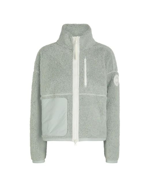 Canada Goose Blue Simcoe Fleece Jacket