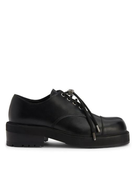 Giuseppe Zanotti Black Lapley Derby Shoes