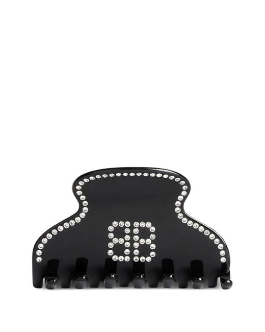 Balenciaga Black Holli Bb Hair Clip
