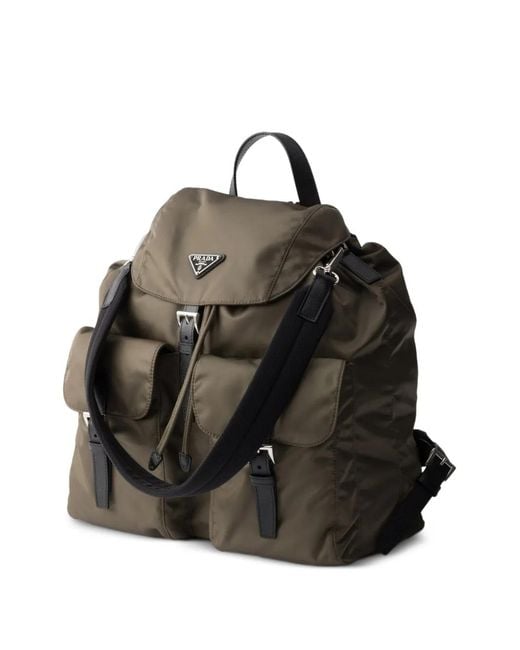 Prada Black Re-Nylon Backpack for men