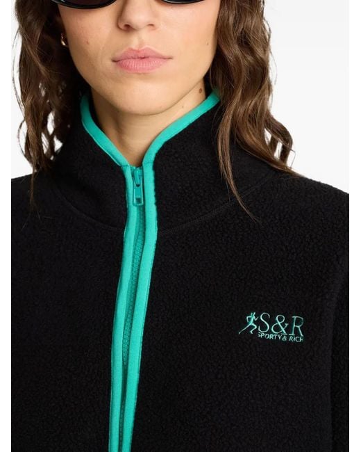 Sporty & Rich ロゴ スウェットシャツ Black