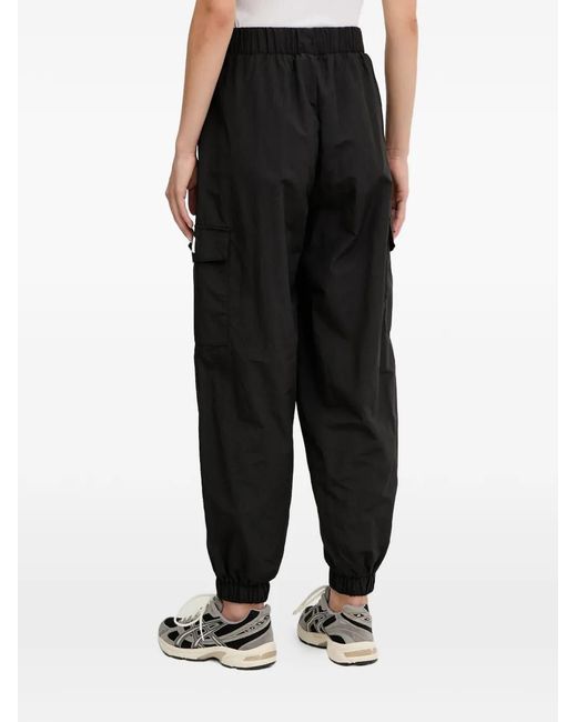 EA7 Black Pantalon De Jogging À Patch Logo