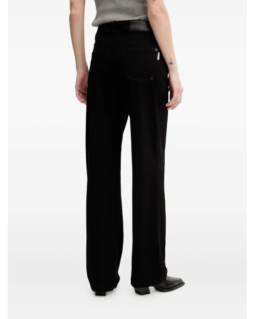 Miss Sixty Black Button-Fly Jeans