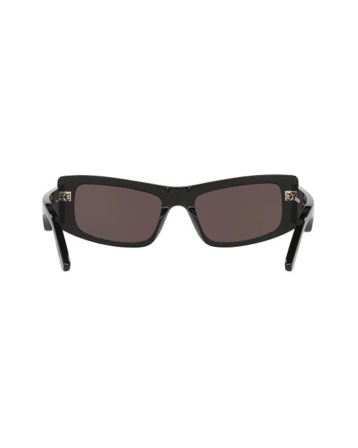 Balenciaga Brown Rectangle-Frame Sunglasses