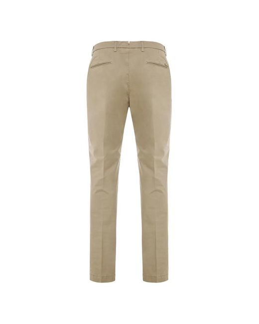 Corneliani Natural Buttoned Trousers for men
