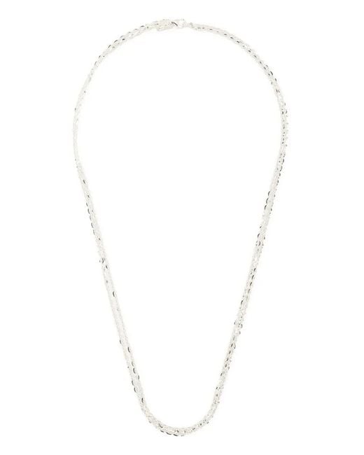 Emanuele Bicocchi White Double-Chain Necklace