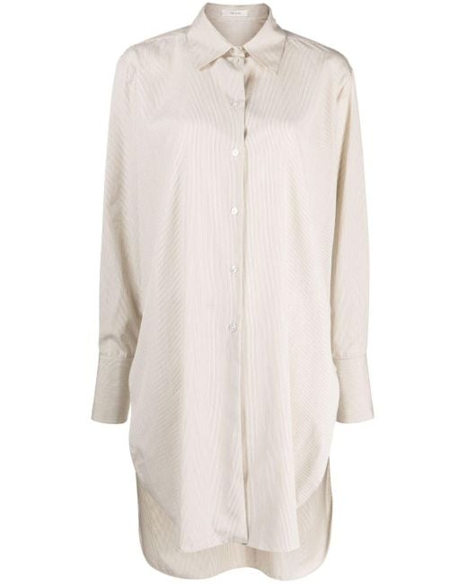 The Row White Astrea Cotton Shirt