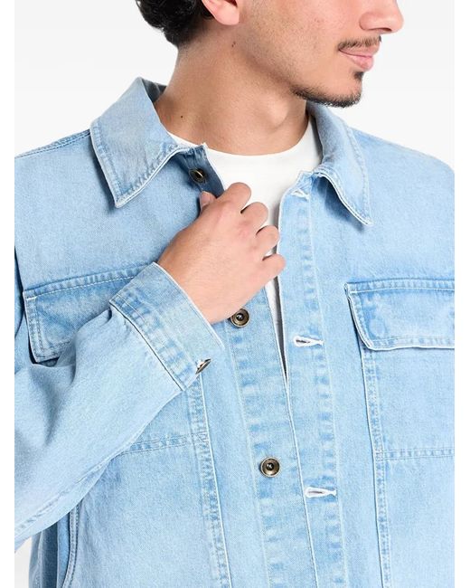 Vans Blue X Mcavoy Patch-Detail Jacket for men