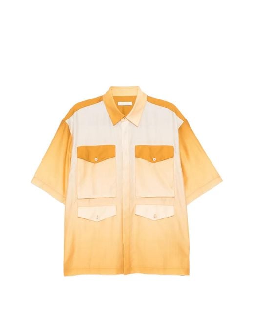 CROQUIS Yellow Gradient-Effect Shirt for men