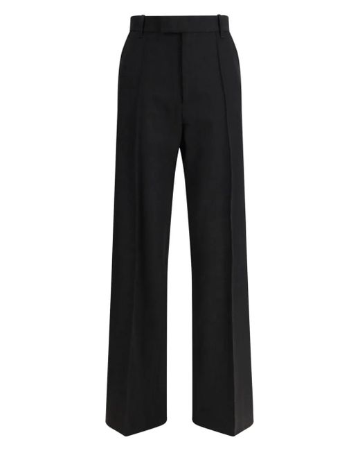 Phoebe Philo Boyish Wollen Pantalon in het Black