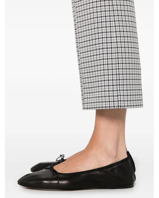 Pantalones Con Motivo Pied De Poule Theory de color Gray