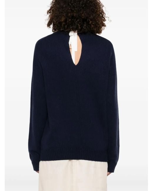 Carven Blue Cashmere Sweater