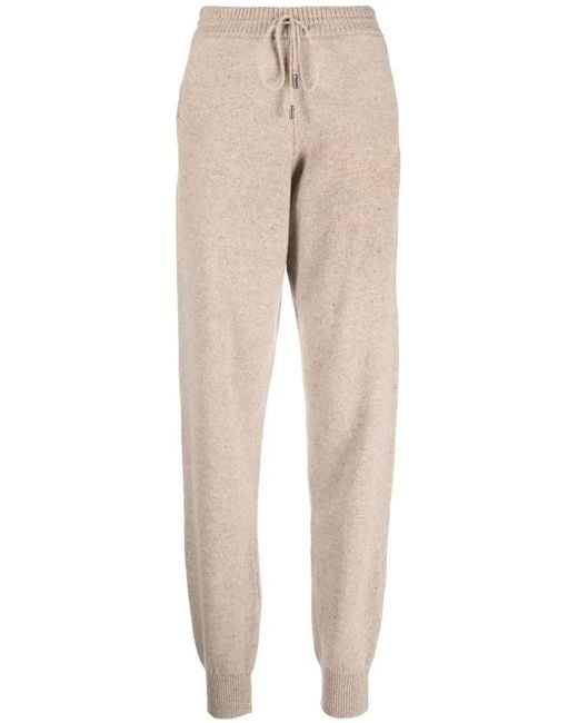 Woolrich Natural Drawstring-Waist Knitted Trousers
