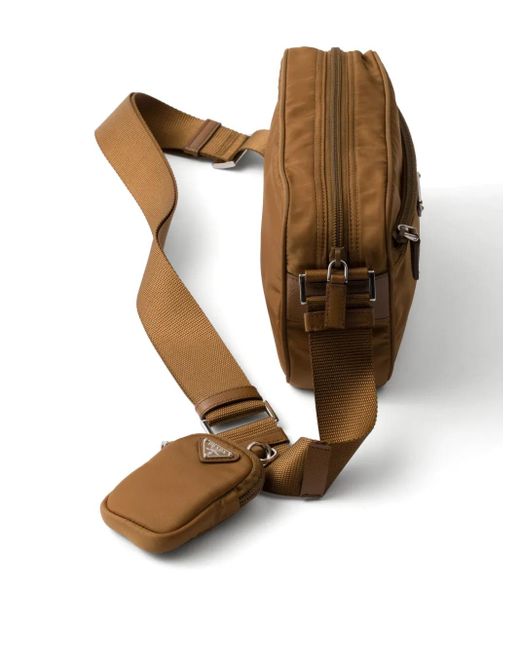Bolso De Hombro Re-Nylon Prada de color Brown