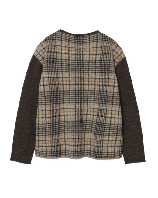 Undercover Black Round-Neck Wool Sweater for men