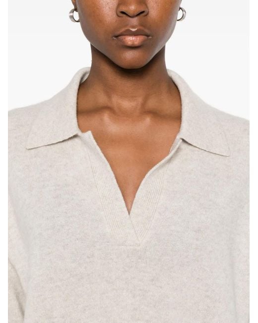 Lisa Yang White Neela Short-Sleeve Top