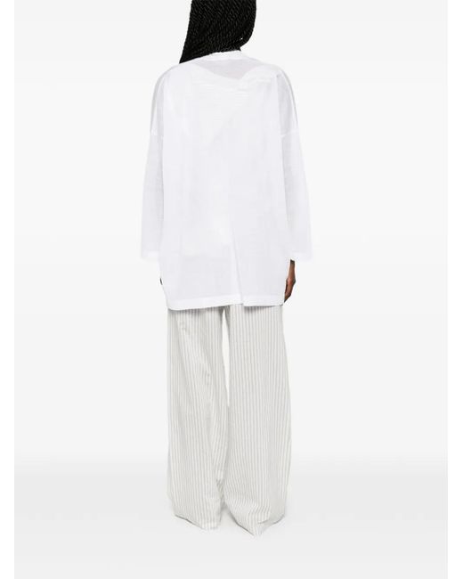 Marella White Open-Front Cardigan
