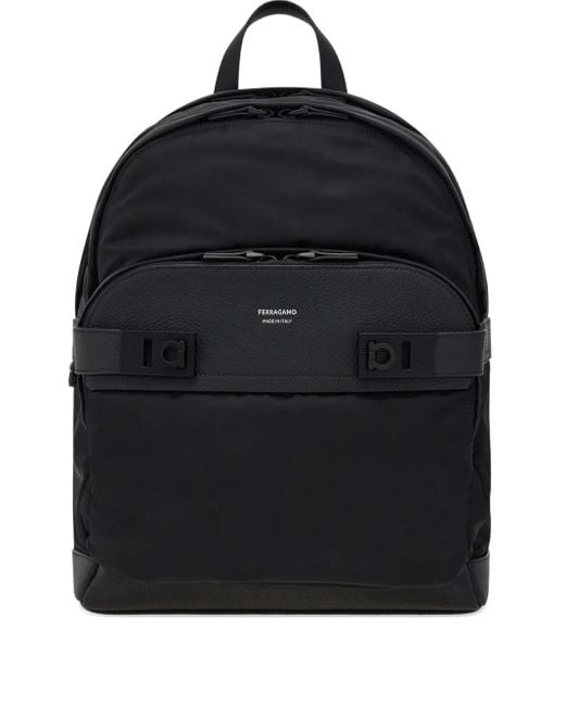 Mochila de nylon de Twins Ferragamo de hombre de color Black