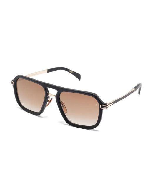 David Beckham Natural Pilot-Frame Sunglasses for men