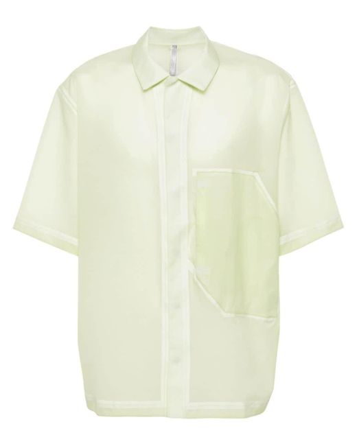 メンズ Veilance Demlo Ripstop Shirt White