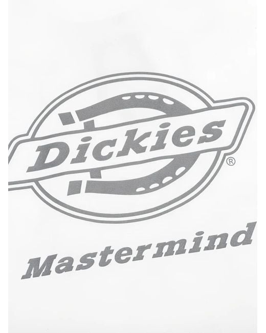 Mastermind Japan White X Dickies Skull Logo T-Shirt for men