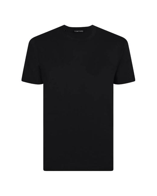 Tom Ford Black Crew-Neck T-Shirt for men