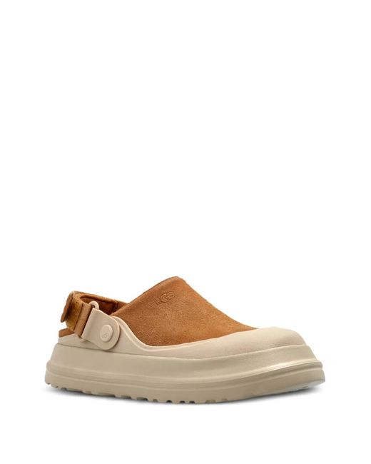 Ugg Brown Goldenglow Suede Clogs