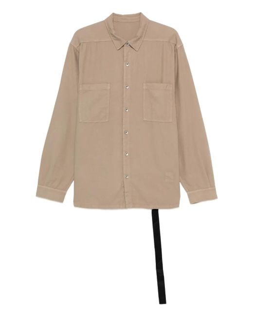 Camicia di Rick Owens in Natural da Uomo