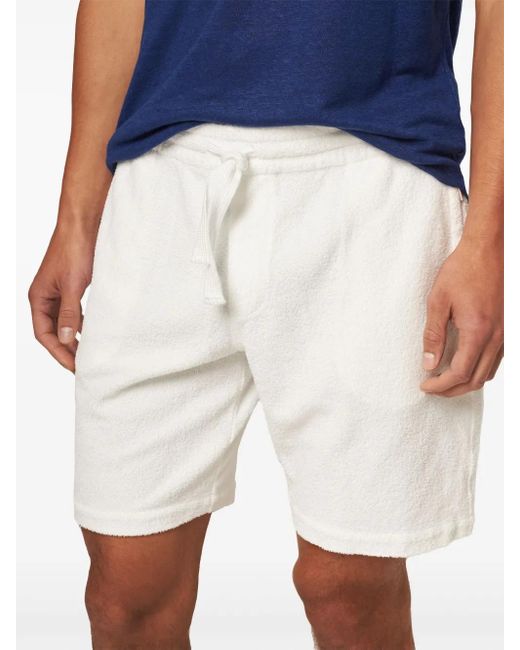 Orlebar Brown White Trevone Shorts for men
