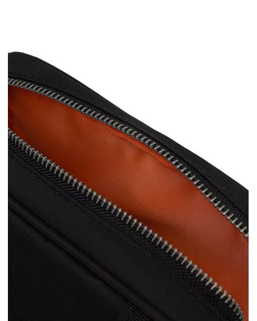 Alpha Industries Black Logo-Patch Zip-Fastening Belt Bag