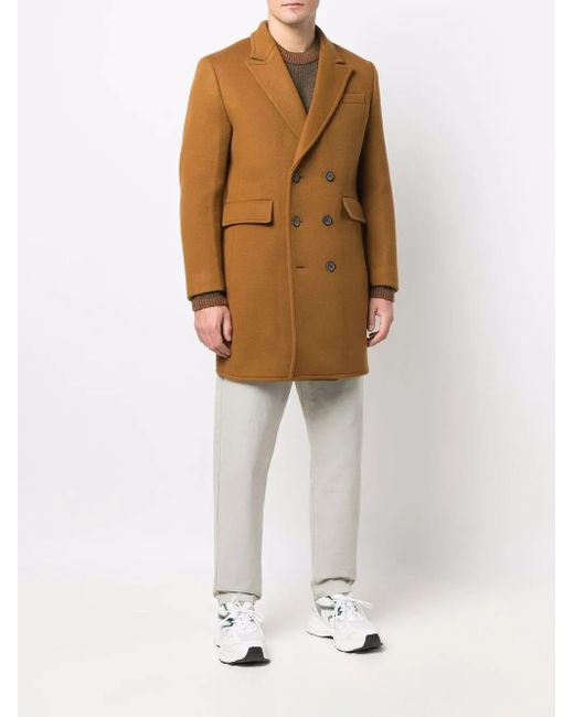 Adererror Brown Double-Breasted Tailored Coat