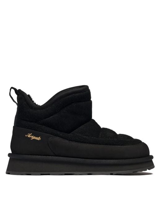 Axel Arigato Black Padded Leather Pillow Boots for men