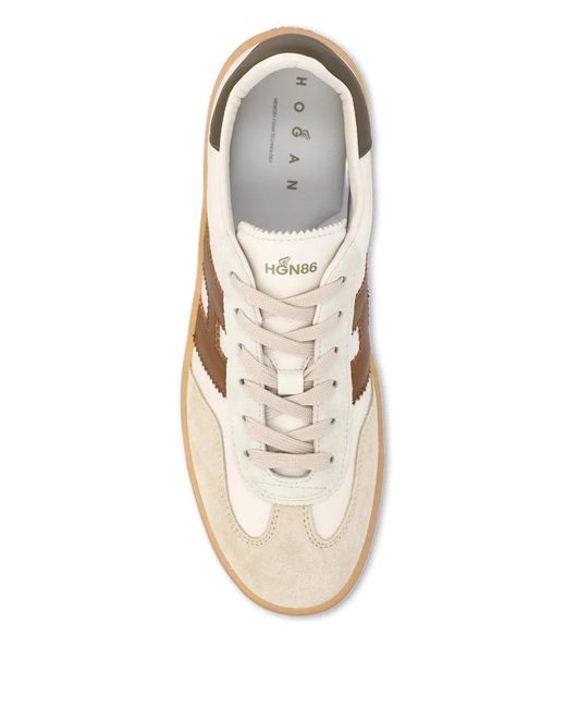Baskets À Logo Appliqué Hogan pour homme en coloris Natural