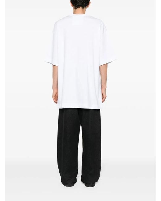 Givenchy White Eyelet-Embellished T-Shirt for men