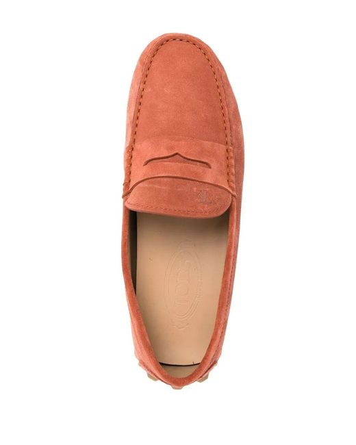 Tod's Pink Gommino Driving Loafers for men