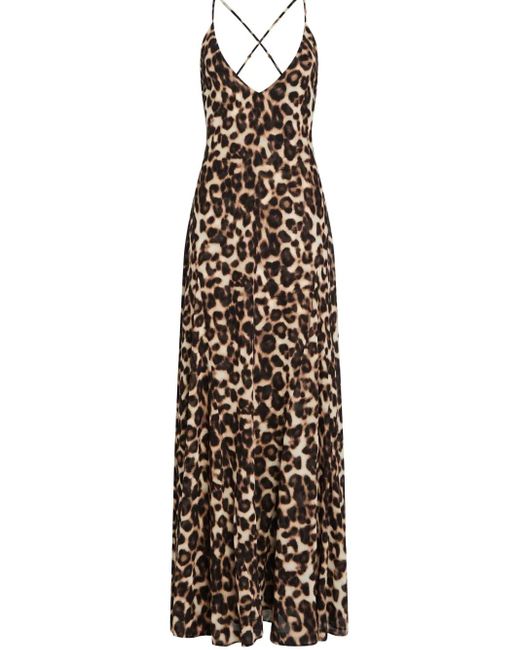 SER.O.YA Brown Isabel Kleid