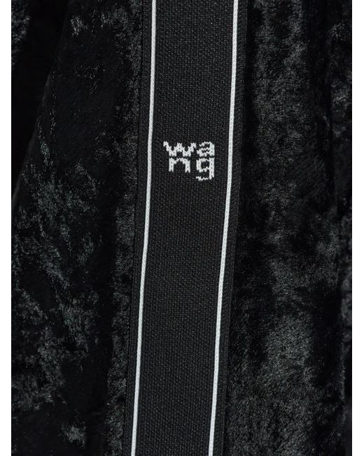 Alexander Wang Fluwelen Trainingsbroek in het Blue