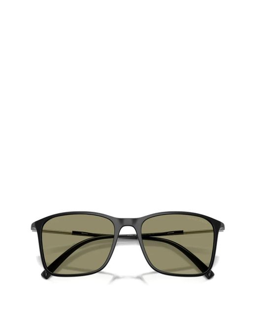 Giorgio Armani Green Square-Frame Sunglasses for men