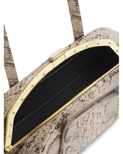 Mugler Natural Snake Lua Bag