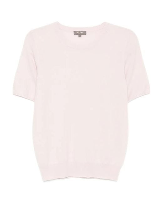N.Peal Cashmere Milly Tシャツ Pink