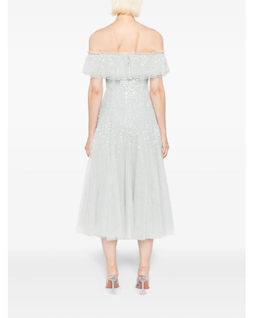 Needle & Thread Ballerina Jurk in het White