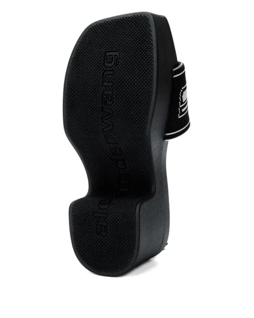 Sandali Con Plateau di Alexander Wang in Black